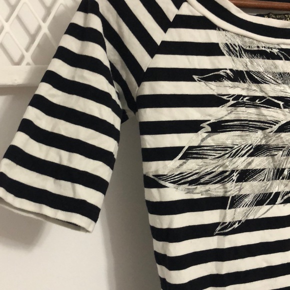 COCO Y CLUB Women’s Boatneck Mid Sleeve Top size S - Picture 5 of 9